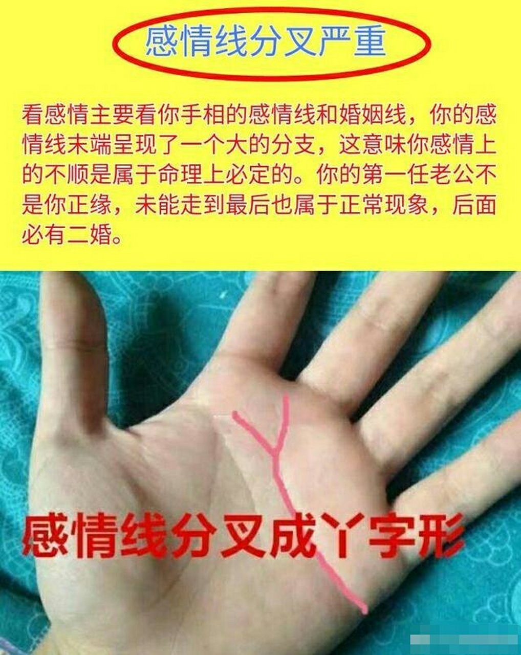 手相图解感情线复杂纹多的人有哪些影响？